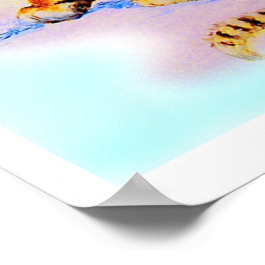 Baby tijger poster (Hoek)