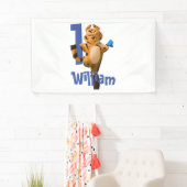 Baby Tijgerruit Eerste Verjaardag Klassieke Banner (Insitu)