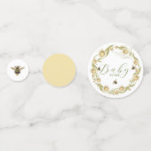 Baby to Bee Theme Baby shower Confetti (Achterkanten)