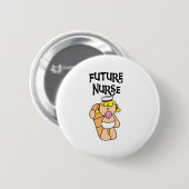 Baby Toekomstige verpleegsters Ronde Button 5,7 Cm (Voorkant /achterkant)