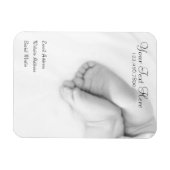 Baby Toes magnetisch profiel kaart Magneet (Horizontaal)