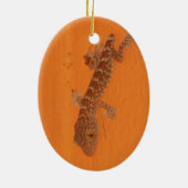 Baby Tokay Gecko Keramisch Ornament (Achterkant)