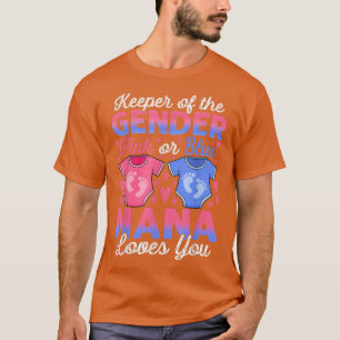 Baby tonen roze en blauwe neonliefhebbers t-shirt