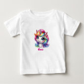 Baby tops en T-shirts met een leuk eenhoornmotief (Voorkant)
