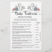 Baby Traditions Sneeuwman Baby shower spel (Voorkant)