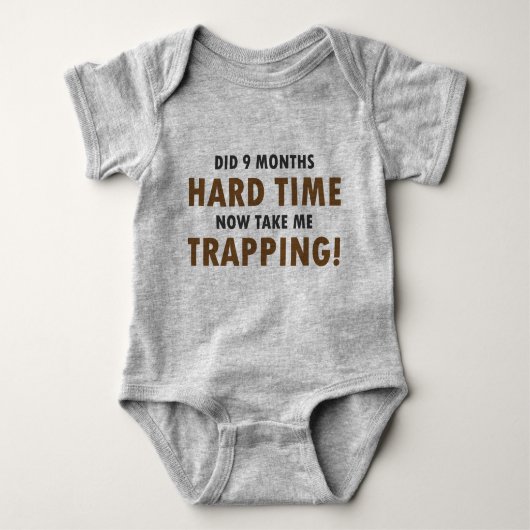Baby Trapper Jersey Bodysuit Shirt (Voorkant)