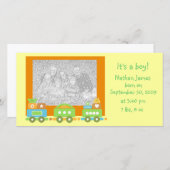 Baby Trein Aankondiging (Voorkant / Achterkant)