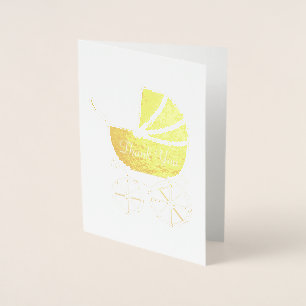  Baby treinstoel mooi Folie Kaarten