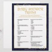 Baby Trivia [Golden Blue] Briefhoofd (Voorkant / Achterkant)