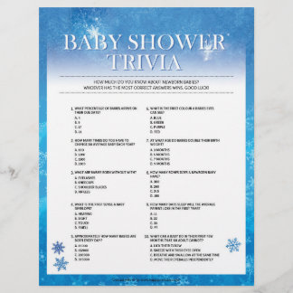 Baby Trivia [Snowy Blue] Briefhoofd