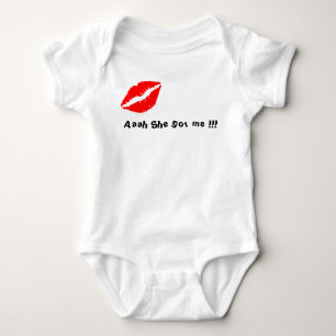 Baby Tshirtsvest babygroei KISS DESIGN Romper