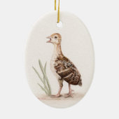 Baby Turkey Ornament (Achterkant)