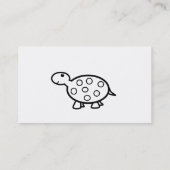 Baby Turtle Visitekaartje (Achterkant)