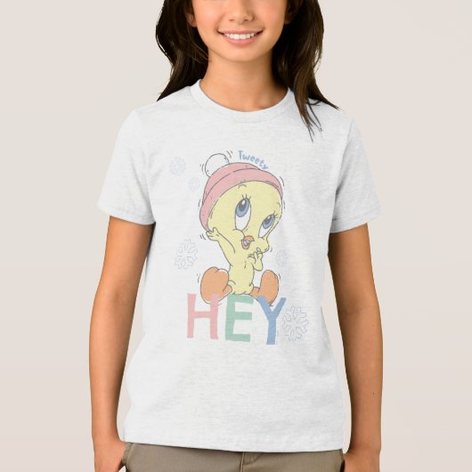 Baby TWEETY™ Hey Snow Tri-Blend Shirt (Voorkant)