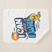 Baby TWEETY™ - Ik kan en ik zal Sherpa Deken (Voorkant (horizontaal))