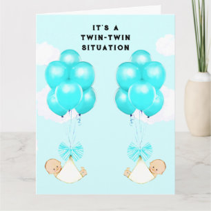 Baby Twin Boys Kaart