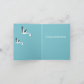 Baby Twins bewerkbaar Kaart (Binnen)