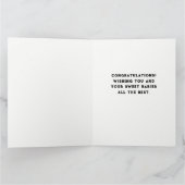 Baby Twins Congrats Kaart (Binnen)