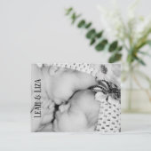 Baby Twins Photo Faire-part de naissance Carte pos (Debout devant)
