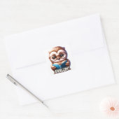 Baby Uil "Excellent" Aanmoediging Sticker (Envelop)
