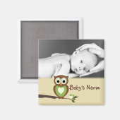 Baby Uil/ Foto Magneet (Voorkant / Achterkant)