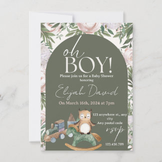 Baby uil met choo choo trein 