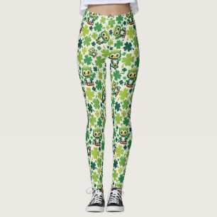 Baby Uil Schattig St Patrick Cartoon Leggings