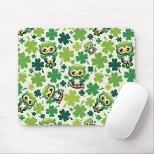 Baby Uil Schattig St Patrick Cartoon Muismat
