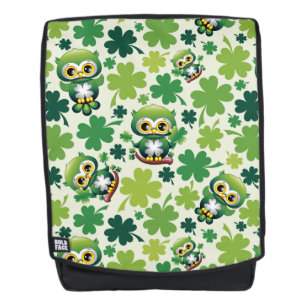 Baby Uil Schattig St Patrick Cartoon Rugtassen