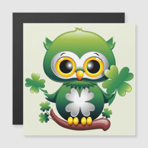 Baby Uil Schattige St. Patrick Cartoon