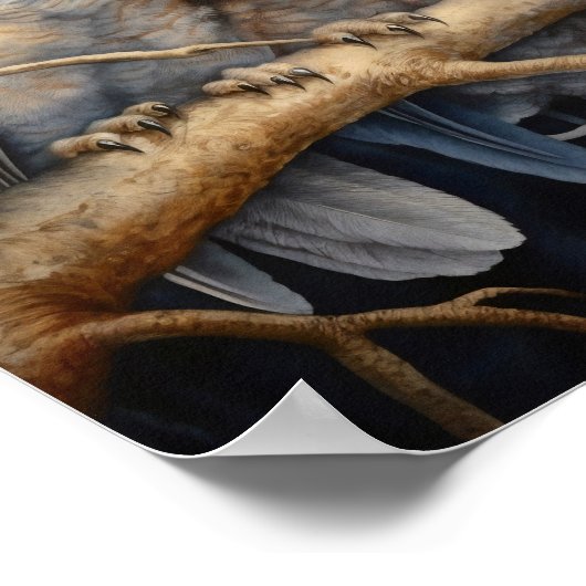 Baby Uilen Art Print (Hoek)