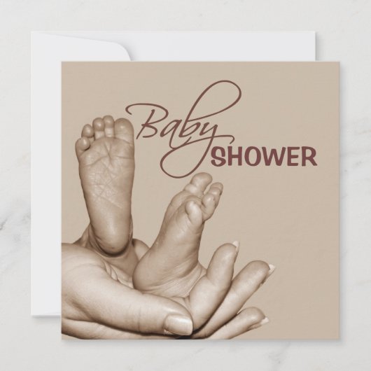 Baby - Uitnodiging (Voorkant)