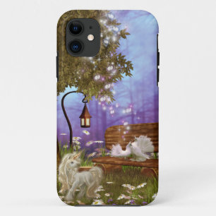 Baby Unicorn Fantasy Garden.png iPhone 11 Hoesje