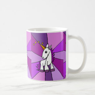 Baby Unicorn met Golden Horn Art Koffiemok