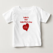 Baby Valentijn I Love Grandpa T-shirt (Voorkant)