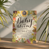 Baby van baby shower in Bloom Maple Pumpkin-zonneb Kaart