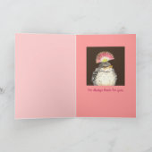 baby van crabby mockingbird kaart (Binnen)