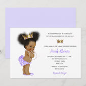 Baby van de Afrikaanse prinses Kaart (Voorkant / Achterkant)