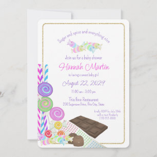 Baby van Snoep van suiker en specerijen Kaart