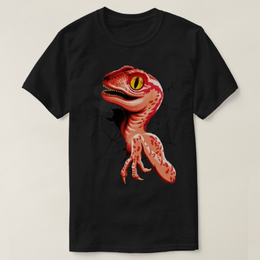 Baby Velociraptor Hatching T-shirt (Design voorkant)