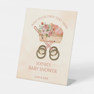 Baby Vervoer  teken baby shower Reclamebord Met Voetstuk
