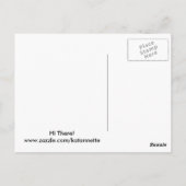 baby Violet Lab Briefkaart (Achterkant)