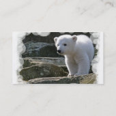 Baby Visitekaartje Beer (Achterkant)