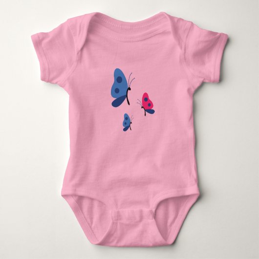 baby vlinder romper (Voorkant)