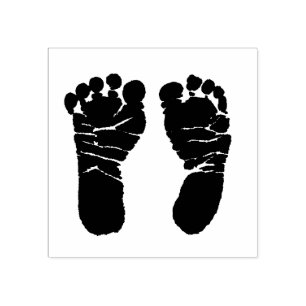 Baby Voetafdruk schattig Baby shower Stempel
