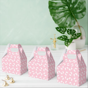Baby voetafdrukken, baby's voet, voetstappen, roze bedankdoosjes
