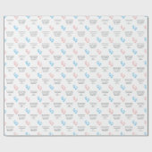 BABY VOETAFDRUKKEN Christelijk Bijbelvers kinderka Cadeaupapier (Vlak)