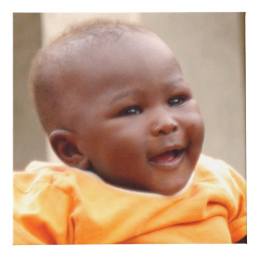 Baby voetafdrukken kubus (Voorkant)