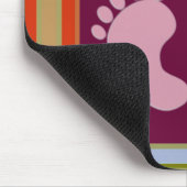 Baby voetafdrukken muismat (Hoek)