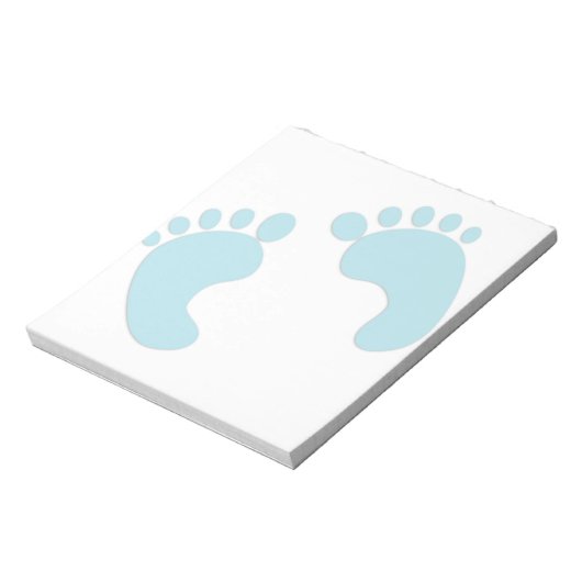 Baby voetafdrukken notitieblok (Gedraaid)